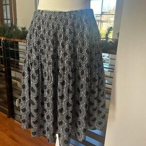 NEW Spense Black and White  Skirt with Pleats